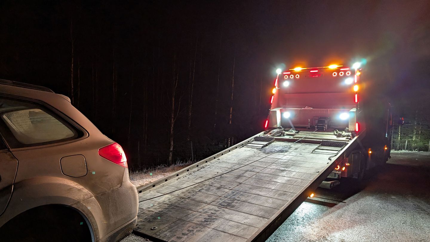 Roadside service and towing, Mat-Su Valley, Alaska