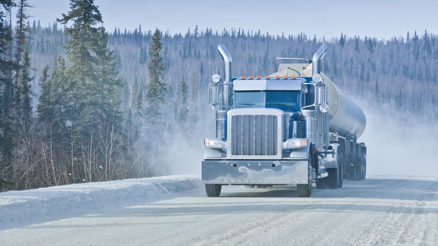 Heavy truck service bay at Elite Fleet Services, Wasilla, Alaska